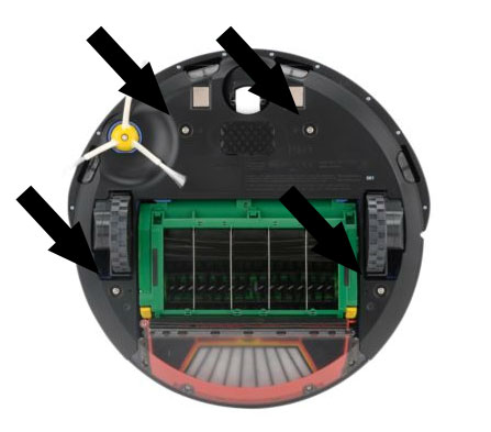 sostituzione spazzola laterale roomba serie 500